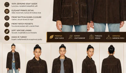 Foudre Fringes Goat Suede Jacket – Timeless Western Elegance Meets Modern Luxury