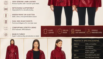 FRAME x Alexandra Leclerc The Alexandra Lamb Leather Trench Coat – A Masterpiece of Modern Tailoring and Timeless Luxury