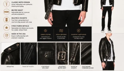 Pebbled Genuine Steerhide Leather Moto Jacket – Rugged Heritage, Timeless Craftsmanship