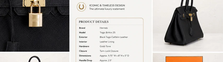 Hermès Togo Birkin 25 Handbag – The Pinnacle of French Luxury