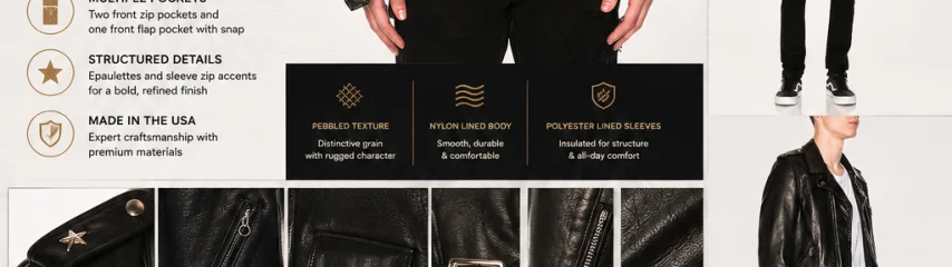 Pebbled Genuine Steerhide Leather Moto Jacket – Rugged Heritage, Timeless Craftsmanship