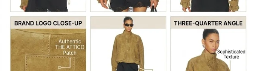 Suede Bomber Jacket in Goatskin Leather – ATTICO Luxury Outerwear at Revolve Collection