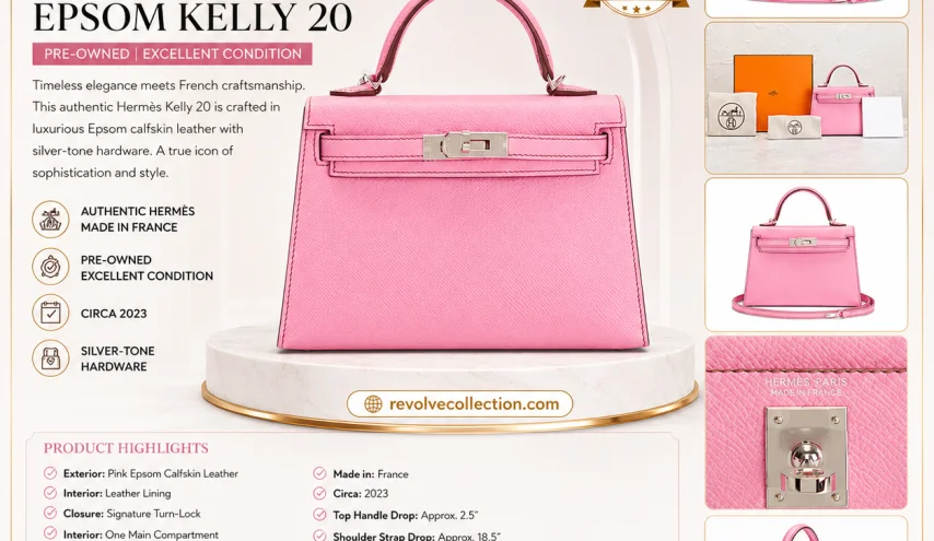Hermès Epsom Kelly 20 Handbag