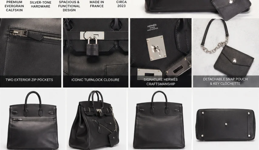 Hermes Courroies Rock Birkin 40 Handbag