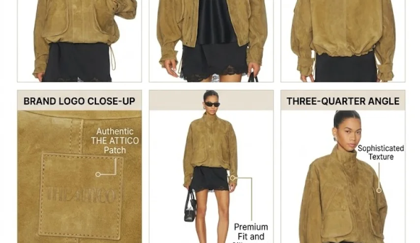Suede Bomber Jacket in Goatskin Leather