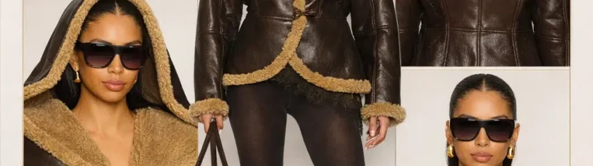 Magda Butrym Leather Shearling Hooded Jacket – Heritage Meets Modern Luxury